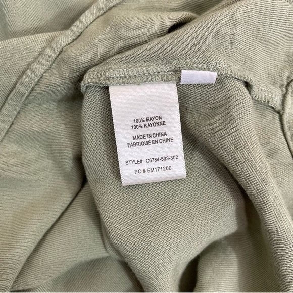 Cloth & Stone Olive Green T-Shirt Dress - Picture 6 of 7